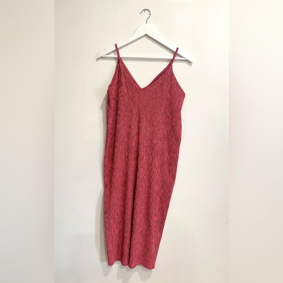 Zara Dresses & Skirts - Zara HOT Pink Midi Dress